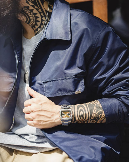 タンパ バック刺繍ナイロンジャケット 2215