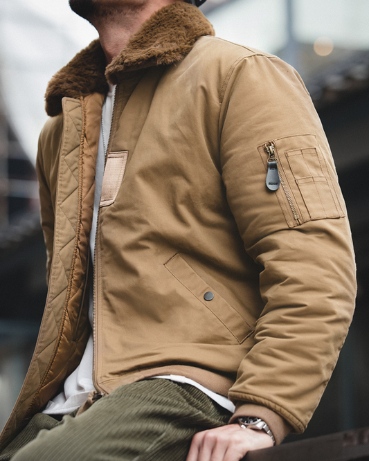 フィオナ ボアカラ―ミリタリージャケット 2185