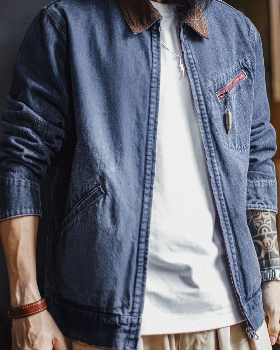 ベンチュラ コーデュロイカラーデニムジャケット 2244