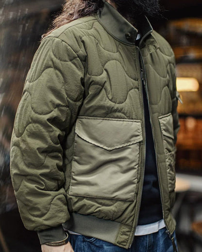 エルマイラ ミリタリーキルティングボンバー ジャケット 2372