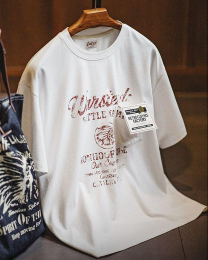 ラドロー レトロプリントポケットTシャツ 2697