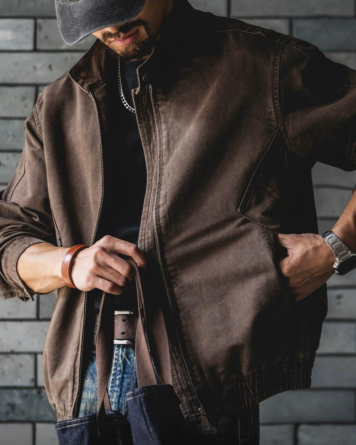 ブリストル スタンドカラーワークブルゾン 2490