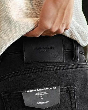 ウッドストック 裏フリースルーズストレートデニム 2294