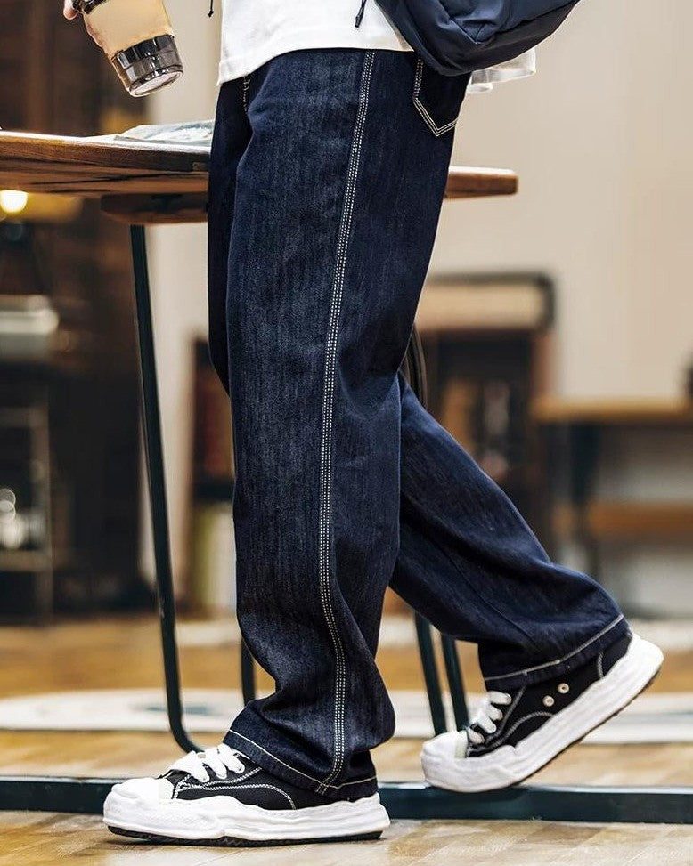 ニューポートニューズ トリプルステッチワイドジーンズ 2430