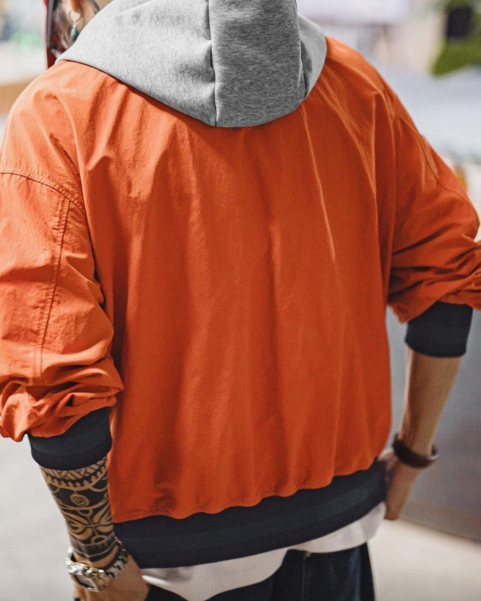 シダ―シティ カラーブロックスナップパーカージャケット 2528