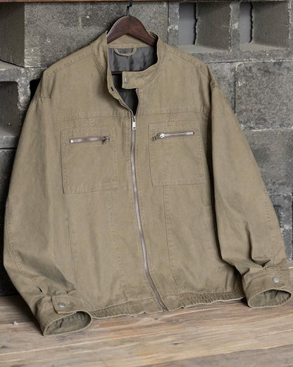 キーン スタンドカラー胸ポケジップブルゾン 2486