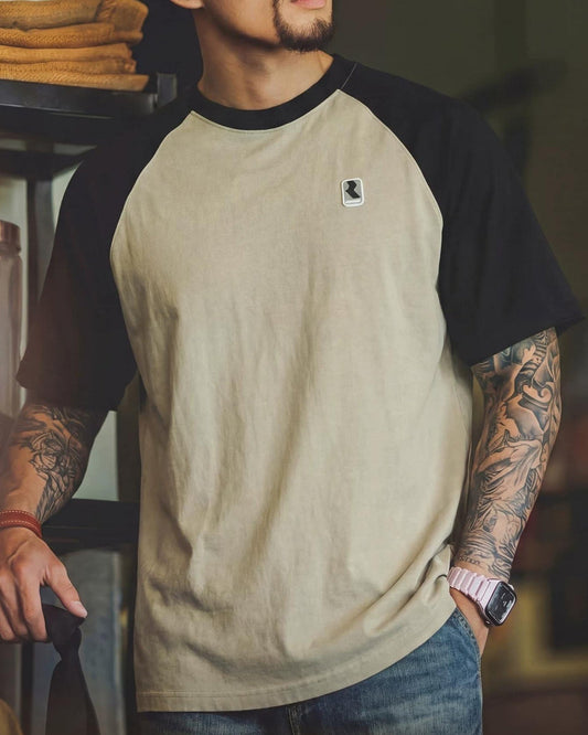 ブローリー ラグランスリーブバイカラートップス 2604