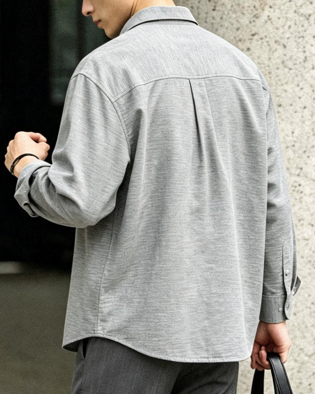 ミュンスター ダブルポケットオープンカラーワークシャツ 2878