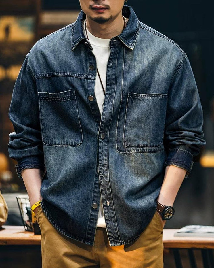 ウィンターヘイブン フロントヨークダブルポケットワークシャツ 2425