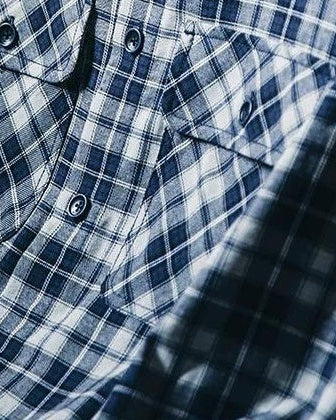 グースクリーク バイアスポケットチェックワークシャツ 2427