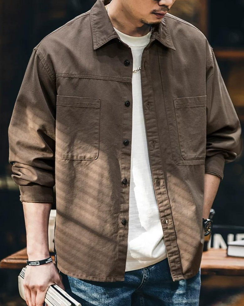 ローム チェストヨークダブルポケットシャツ 2422