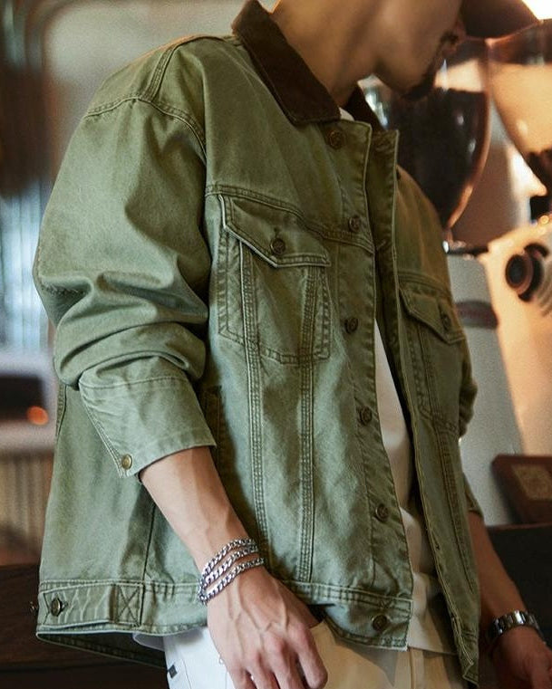 トピーカ コーデュロイ襟トラッカージャケット 2337