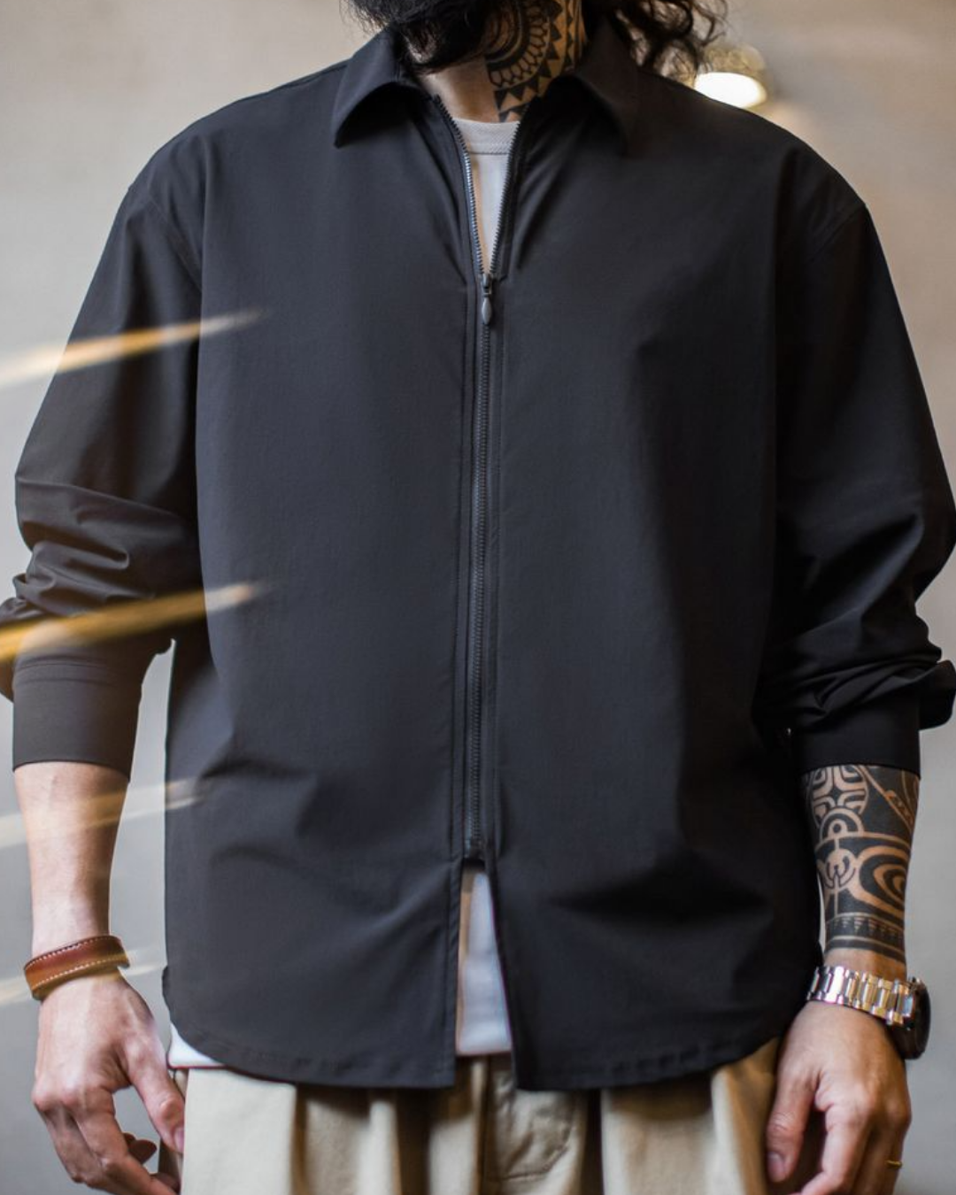 ガルベストン フルジップテックシャツジャケット 2275