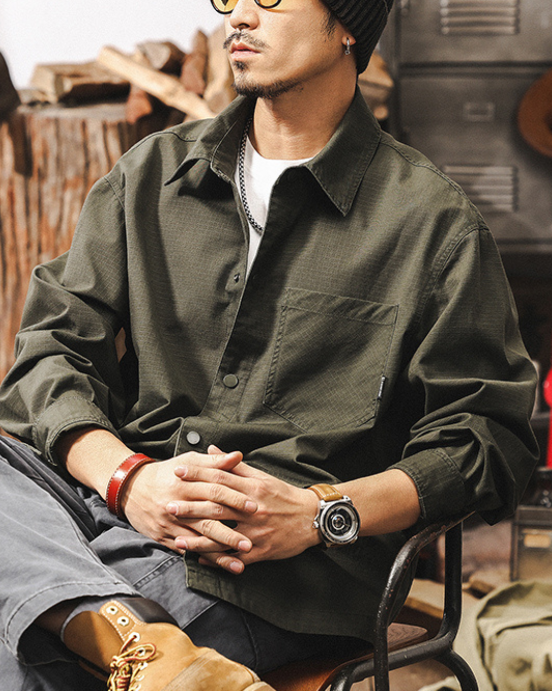 ニーファイ ロングスリーブワークシャツ 1448 – アメカジ通販サイト