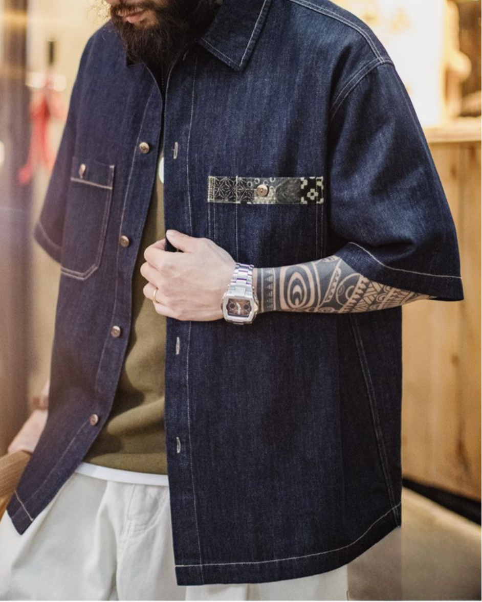 オレンジビル ダブルポケットデニムワークシャツ 1687 – アメカジ通販 オレンジビル ダブルポケットデニムワークシャツ 1687 – アメカジ通販