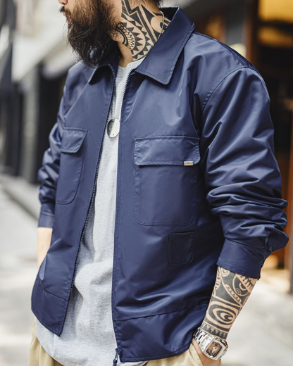 タンパ バック刺繍ナイロンジャケット 2215