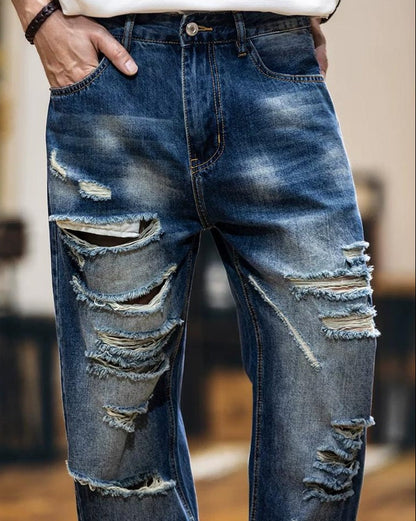 ミルフォード ハードクラッシュストレートジーンズ 2435