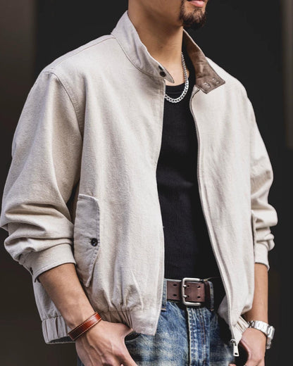 ソールズベリー スタンドカラーフルジップワークブルゾン 2493