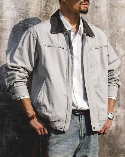 サーモポリス ヘビーウェイト切り替え襟ワークジャケット 2538