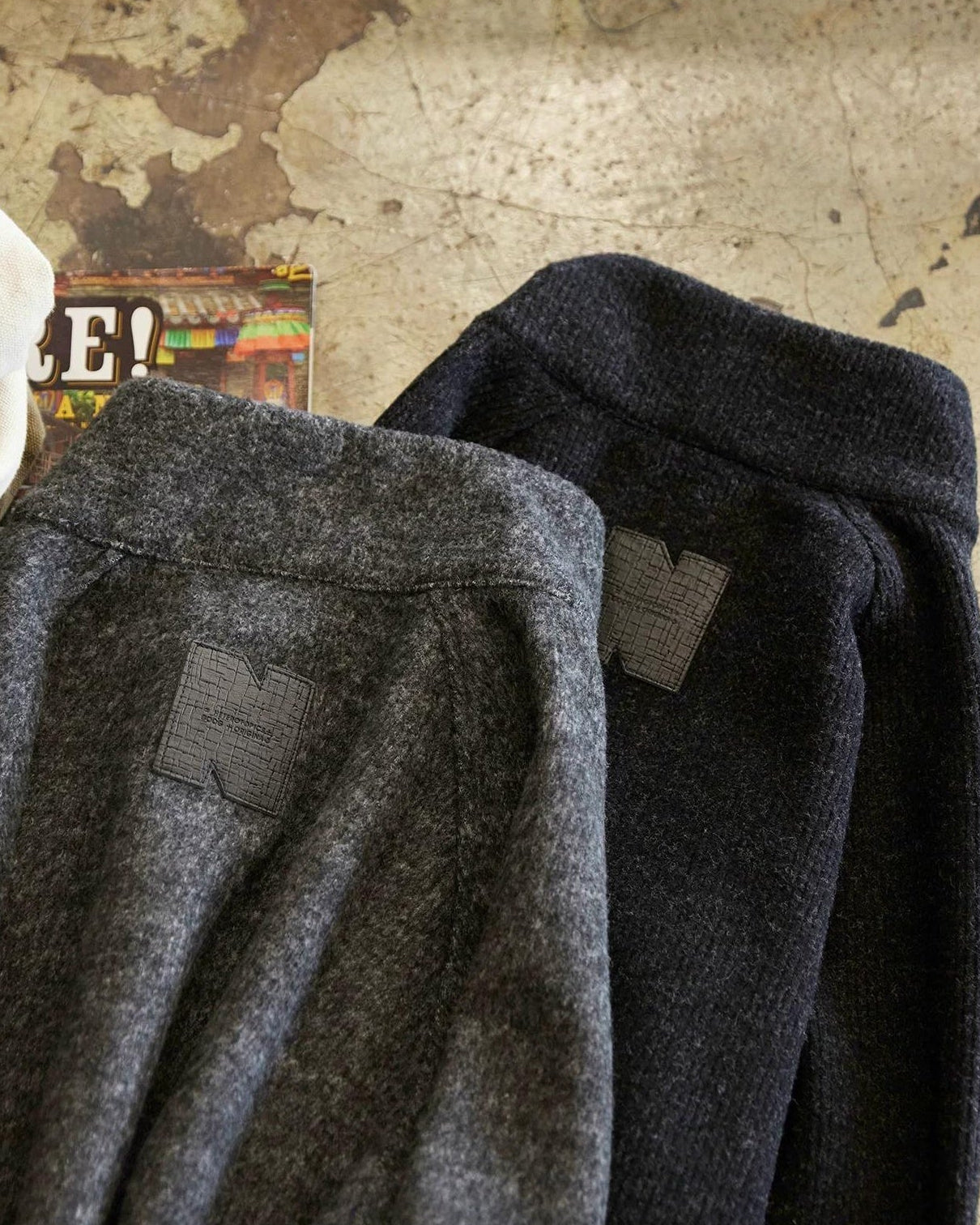 サンルイス スタンドカラーハーフジップスウェット 2389