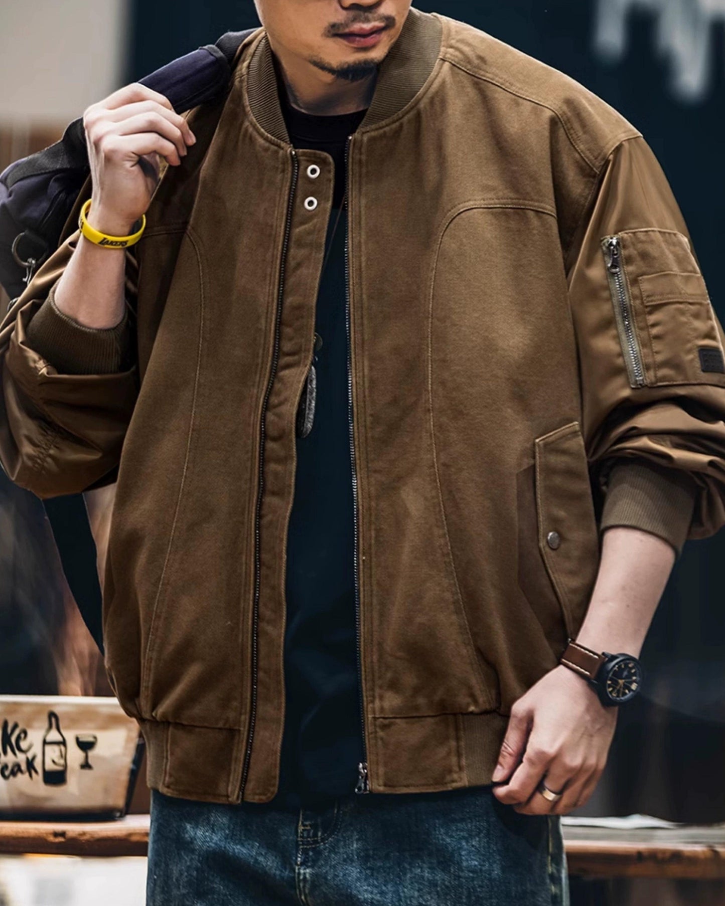 カラマズー バック刺繍フライトジャケット 2345