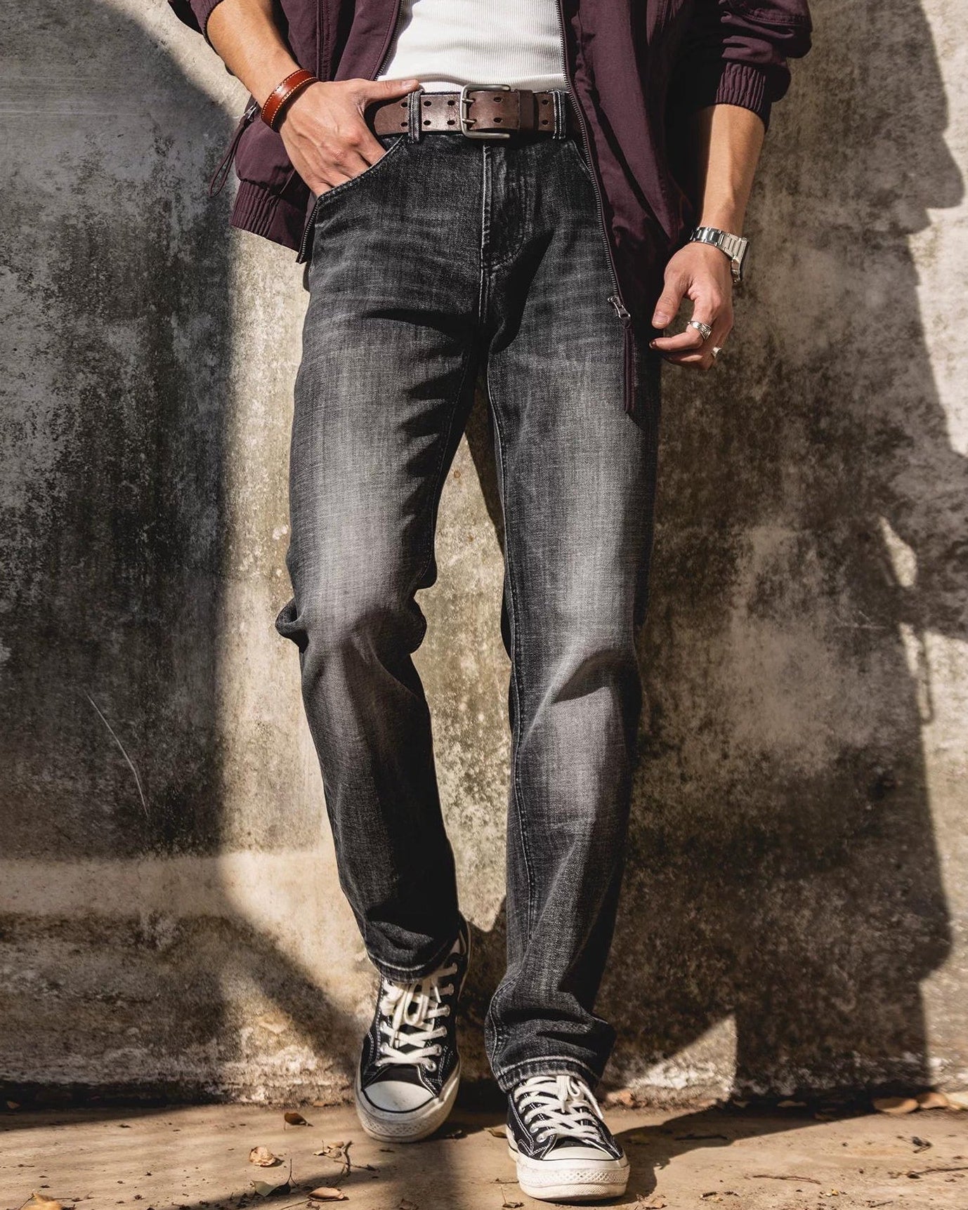 フランクリン レギュラーフィットストレートデニムパンツ 2469