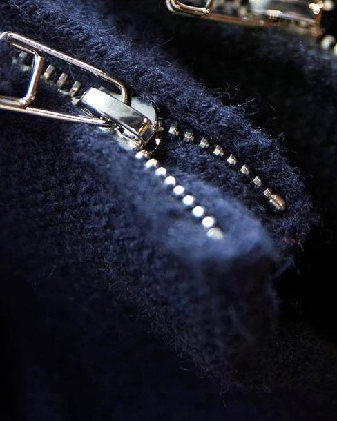 モーゼスレイク フルジップニットセーター 2387