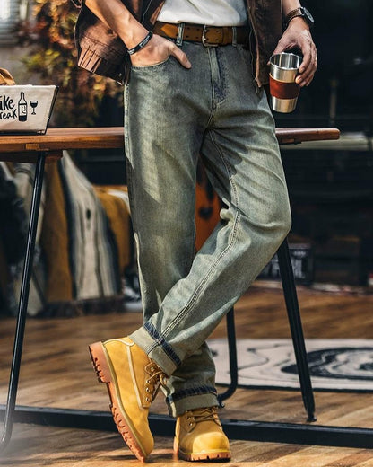 ベセル ヴィンテージエイジングストレートジーンズ 2449