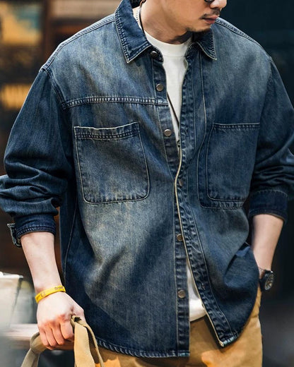 ウィンターヘイブン フロントヨークダブルポケットワークシャツ 2425