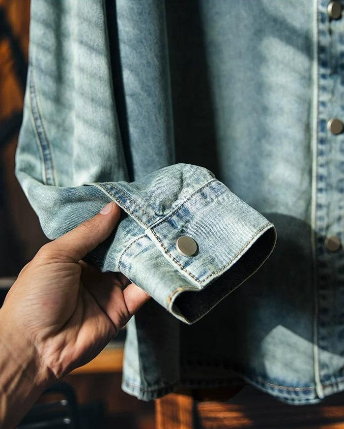 シャーロッツビル ハードフェードスナップワークシャツ 2431