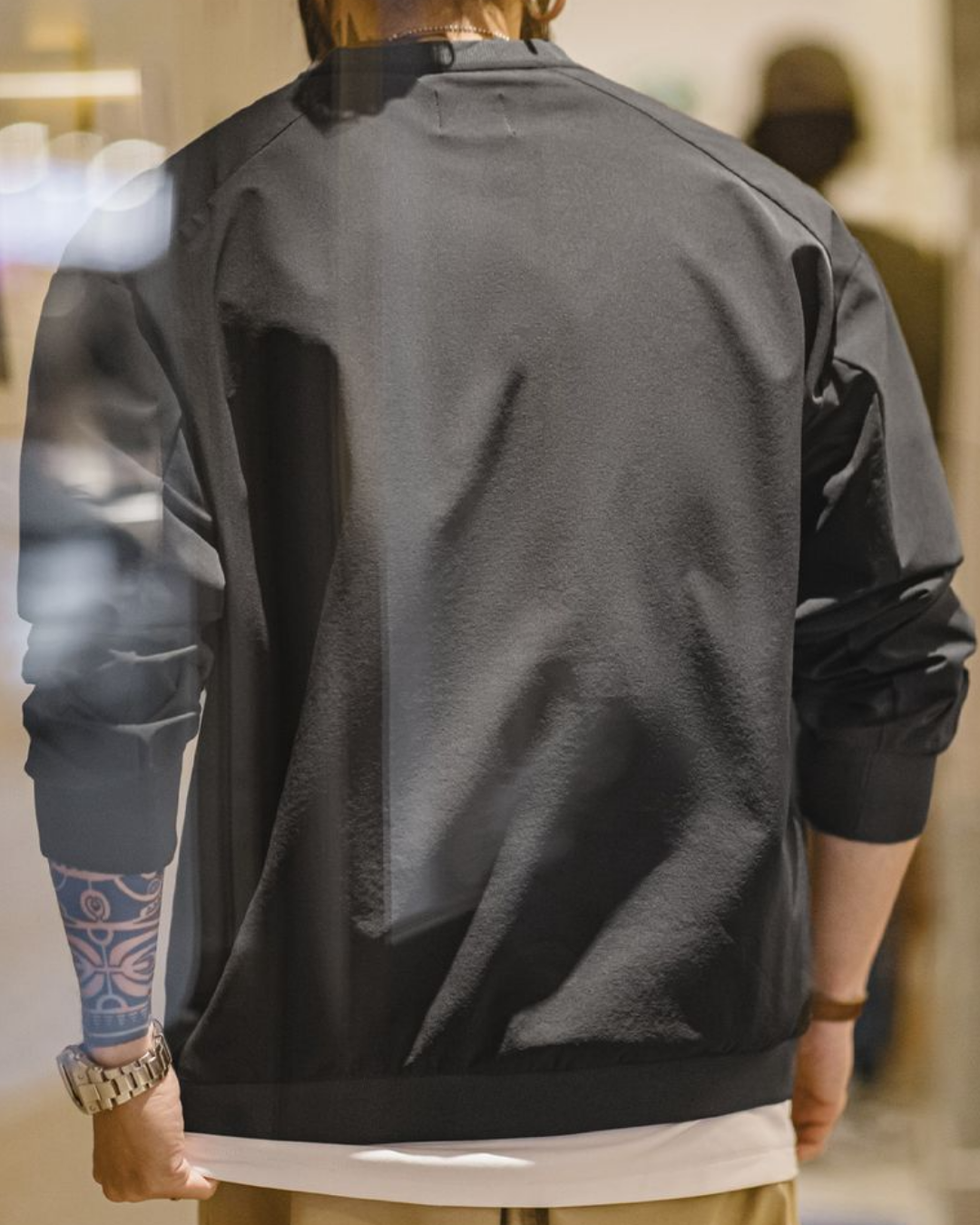 フォートワース ジップポケットクルーネックトップス 2274