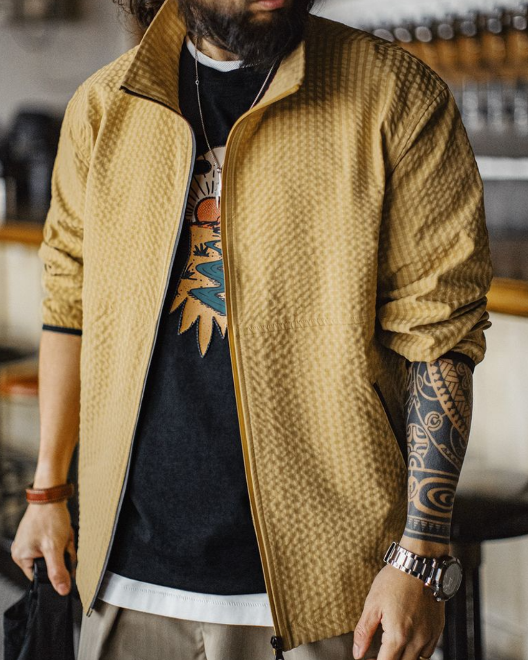 ボイジー リップルジップアップライトジャケット 2271