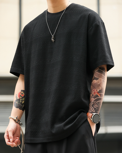 ハーヴィー エスニックジャガードTシャツ 1717