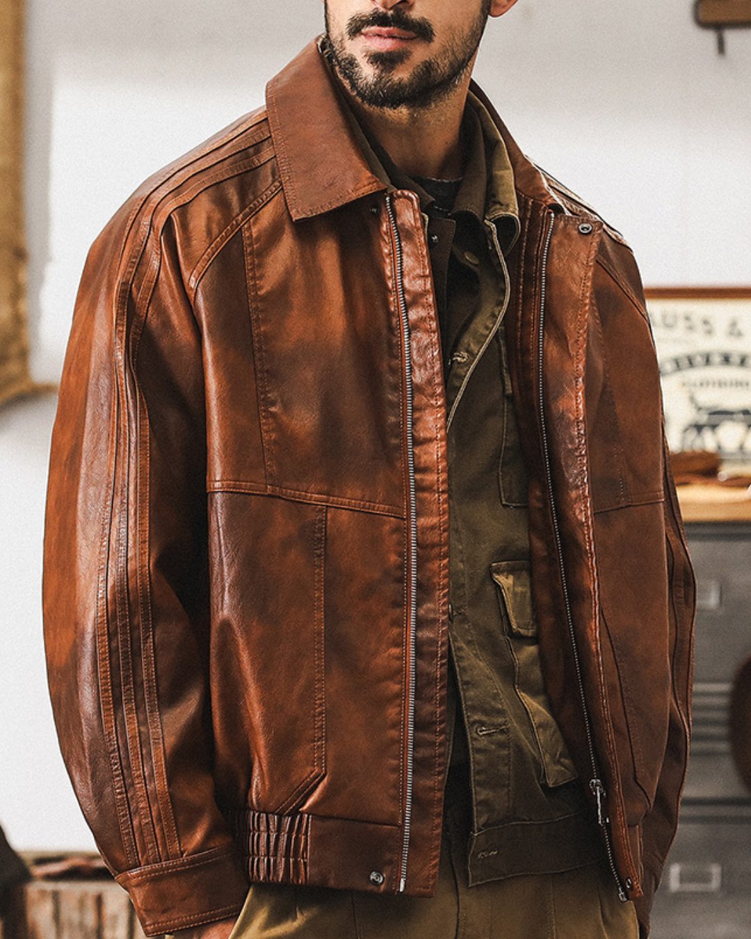 メサ サイドラインクラシックフライトジャケット 2210