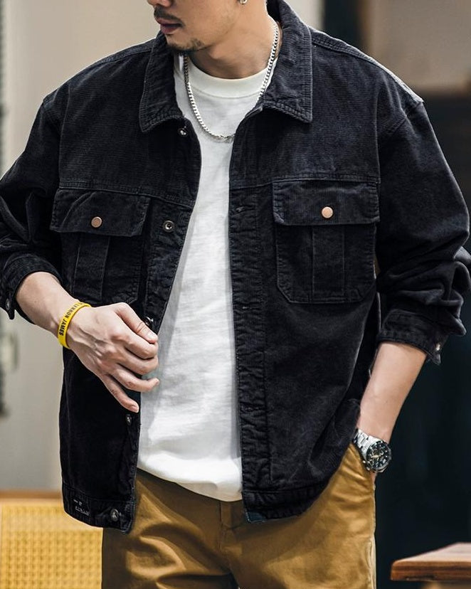 エバンズビル ダブルポケットコーデュロイワークジャケット 2342