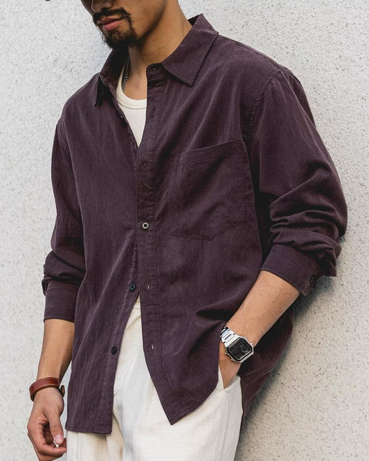 リバートン ルーズフィットシングルポケットワークシャツ 2480