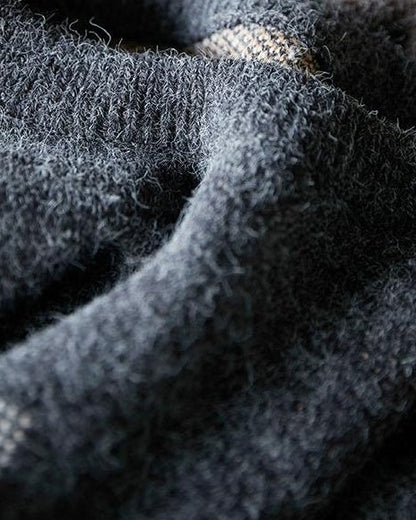 ケープメイ レトロジャカードニットセーター 2310