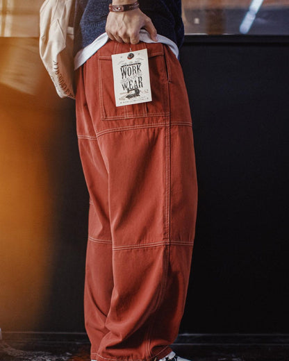 デッドウッド ワイドダブルニーイージーパンツ 2457