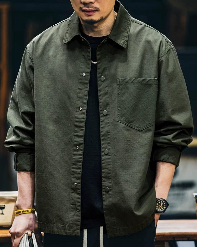 ニューアーク ブロックチェックカジュアルシャツ 2364