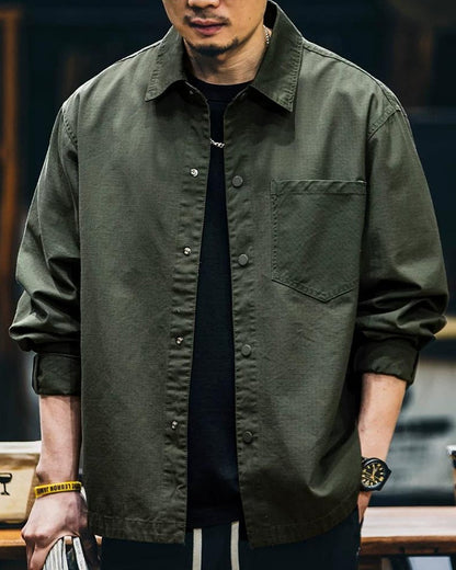 ニューアーク ブロックチェックカジュアルシャツ 2364