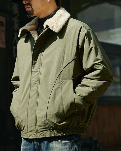 ムーアパーク ファーカラーミリタリージャケット 2383