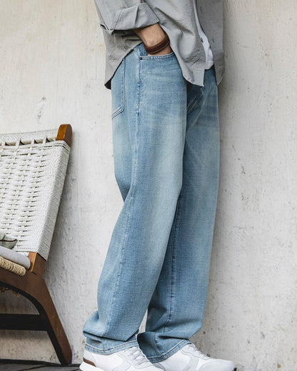 クックビル ルーズストレートデニムパンツ 2468