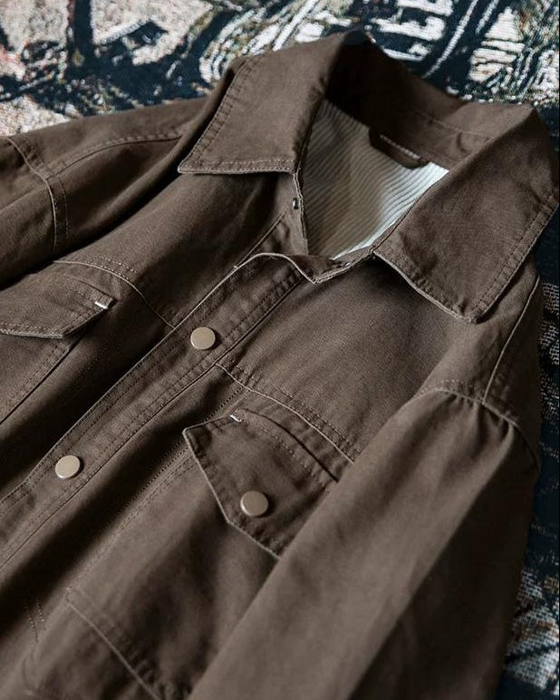 ブーイ スナップフロントワイドワークシャツ 2434