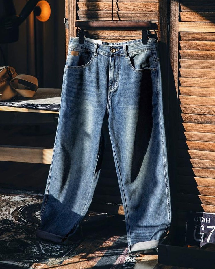 ゲーリー ルーズテーパードデニムパンツ 2343