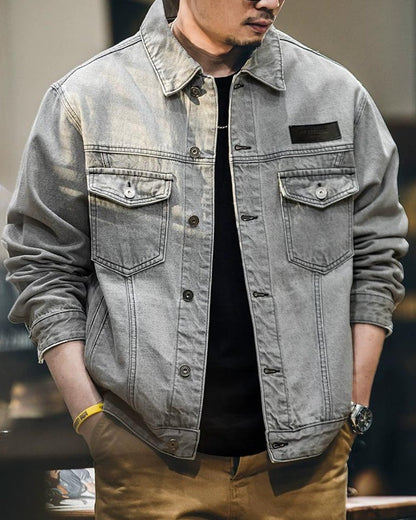 オレイサ ウォッシュグレーデニムジャケット 2338