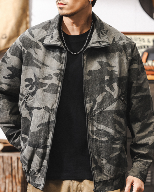 セドナ カモフラージュ柄スタンドカラーブルゾン 2209