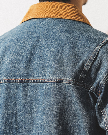 セーラム コーデュロイカラ―デニムジャケット 2202