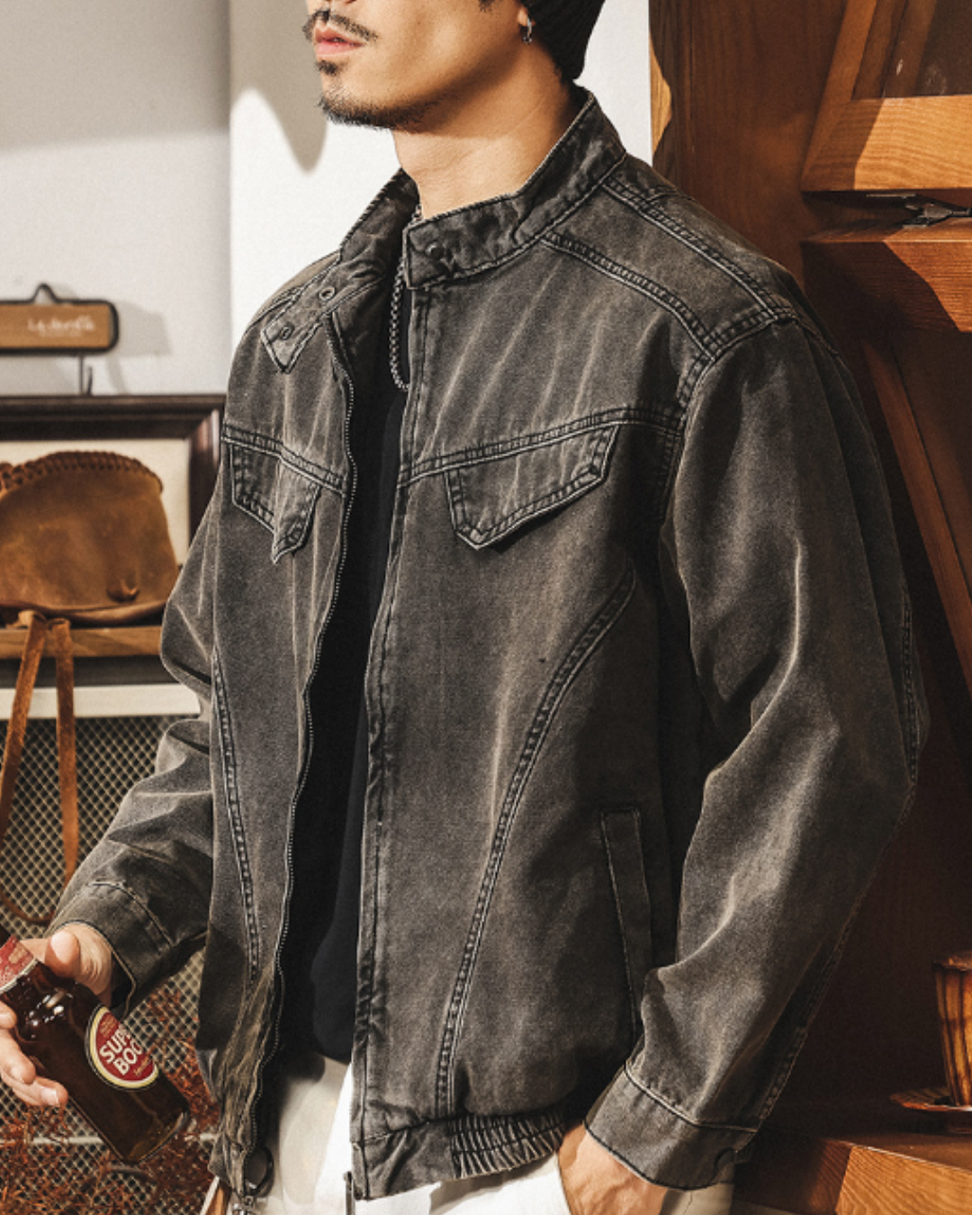 フェニックス ウォッシュドスタンドカラーブルゾン 2208