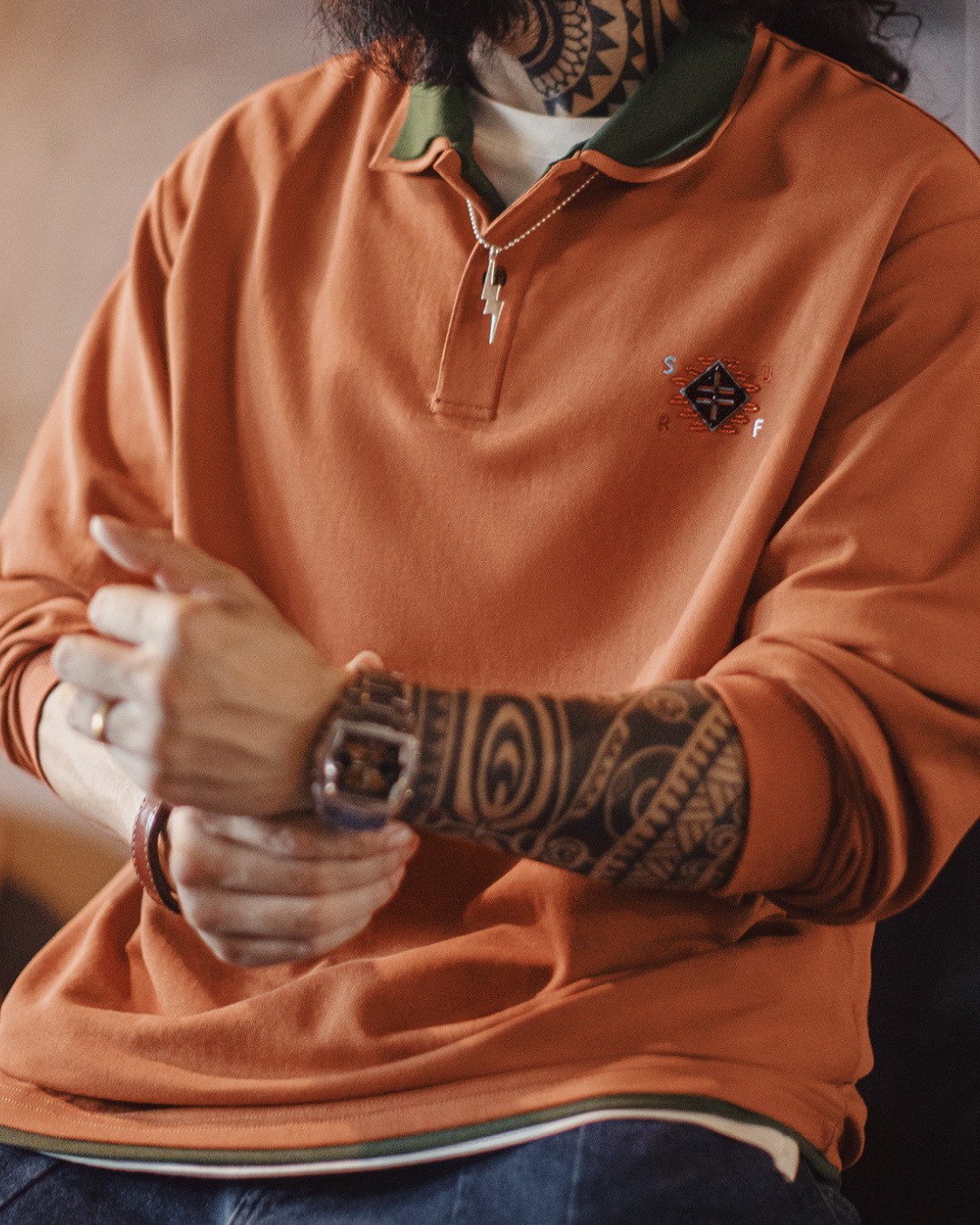 コーヴァリス ヴィンテージスタイル 配色ポロシャツ 2248