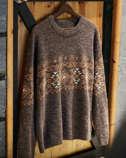 サンアンジェロ トライバルジャカードニット 2393